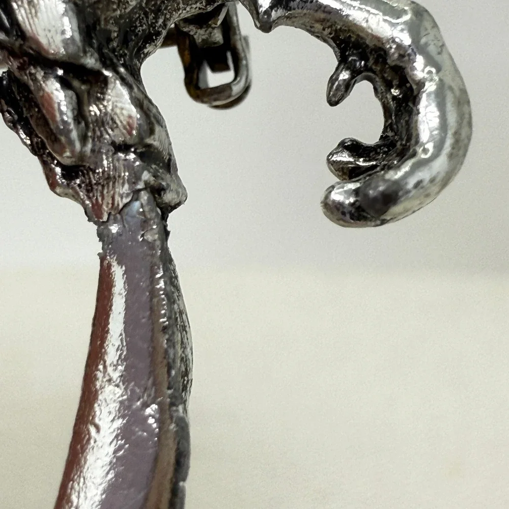 Roadrunner Brooch Pin Silver Tone‎ Whimsical Fun Jewelry